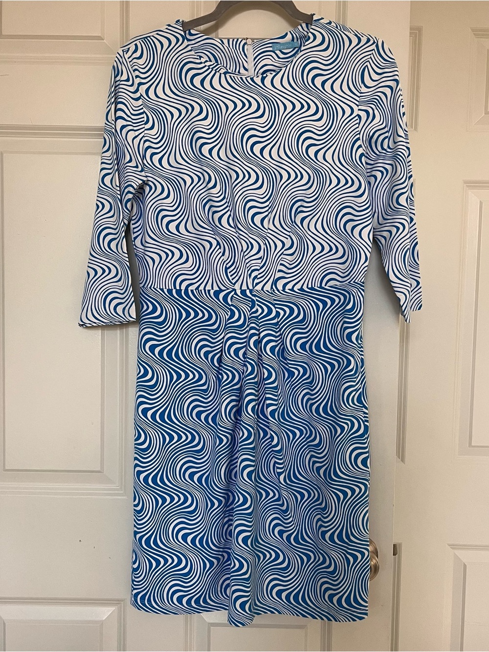 J. McLaughlin blue dress, M